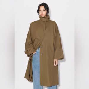 ZARA OVERSIZED WATER REPELLENT TRENCH COAT